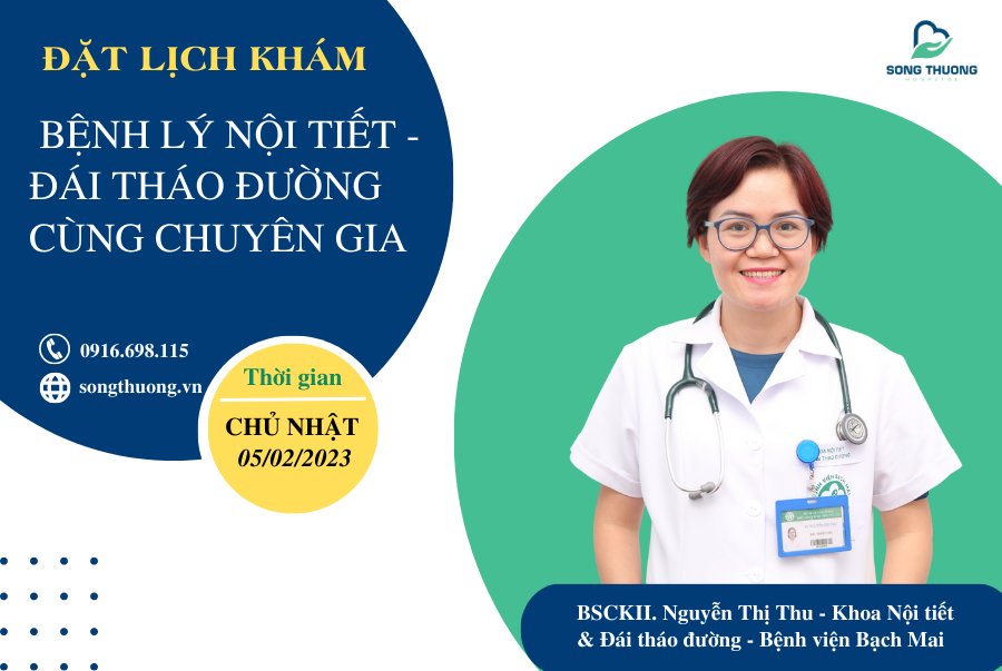 Đặt lịch khám cùng chuyên gia Nội tiết & Đái tháo đường Bệnh viện Bạch Mai